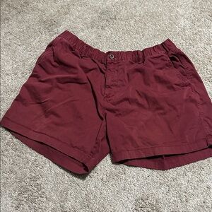 Bear Bottom Mens Maroon Shorts XXL Elastic Waist